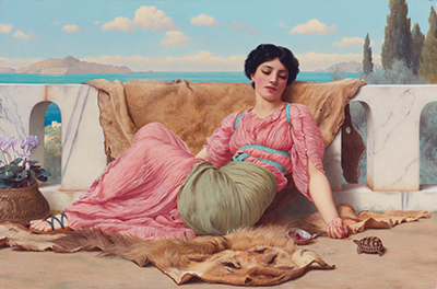 The Quiet Pet John William Godward